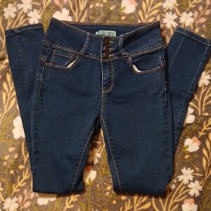 Wax Jean Women's Deep Blue Jeggings